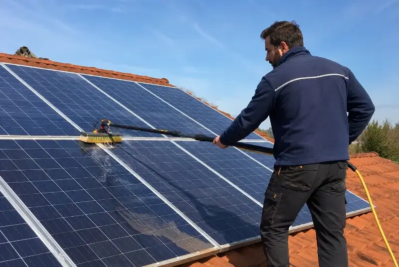 Nettoyage et entretien de panneaux solaires à Campagnan